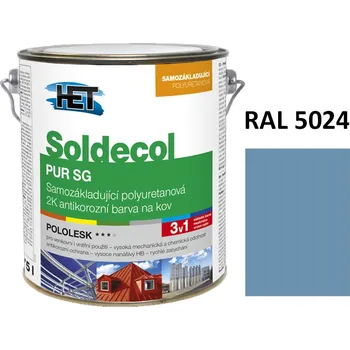 barva na kov Soldecol PUR SG 2,5 L RAL 5024