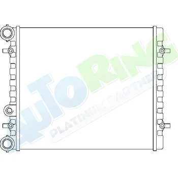 Chladič motoru Chladič vody SKODA Octavia (1U2/1U5) limuzína i kombi 1997-2001 LP.0000.1762.41-192494 - DOPRAVA ZDARMA