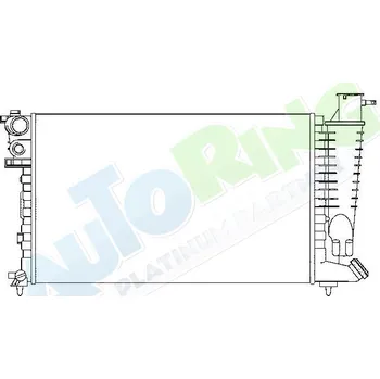 Chladič motoru Chladič vody CITROEN Xsara (N0,N1,N2) 1997-08.00 LP.0000.1619.07-169508 - DOPRAVA ZDARMA