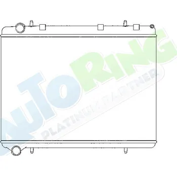 Chladič motoru Chladič vody CITROEN C4 (LA,LC) 08.08-2011 LP.0000.1628.60-183232 - DOPRAVA ZDARMA
