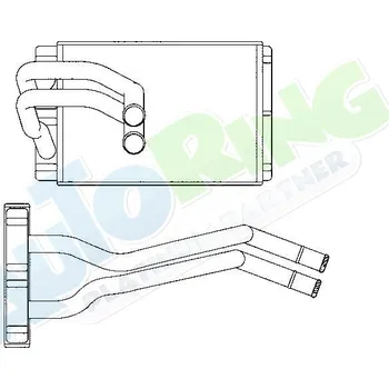 Výměník tepla Radiátor topení HYUNDAI Matrix (FC) 2001-08.06 LP.0000.2020.40-209798 - DOPRAVA ZDARMA