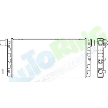 Chladič motoru Chladič vody FIAT Seicento (187) 1998-2011 LP.0000.1709.11-171029 - DOPRAVA ZDARMA
