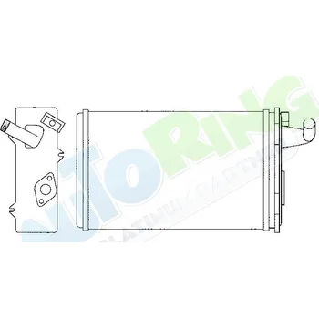 Výměník tepla Radiátor topení ALFA ROMEO 145 i 146 (930) 1999-2001 LP.0000.1975.61-201257 - DOPRAVA ZDARMA