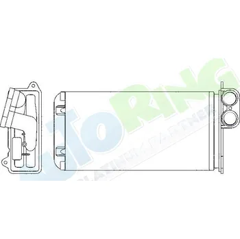 Výměník tepla Radiátor topení CITROEN C2 (JM) 04.08-2010 LP.0000.1983.63-212100 - DOPRAVA ZDARMA