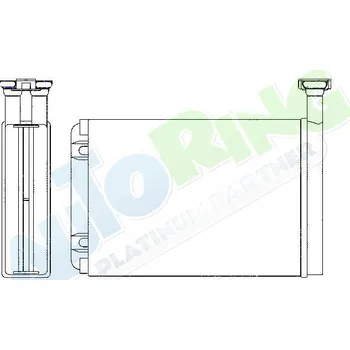 Výměník tepla Radiátor topení FORD Mondeo (GBP,BNP) 1993-07.96 LP.0000.2035.68-203578 - DOPRAVA ZDARMA