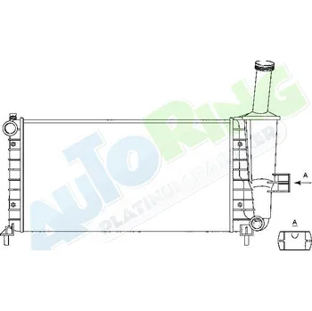 Chladič motoru Chladič vody FIAT Punto 2 (188) 08.99-06.03 LP.0000.1787.30-178860 - DOPRAVA ZDARMA