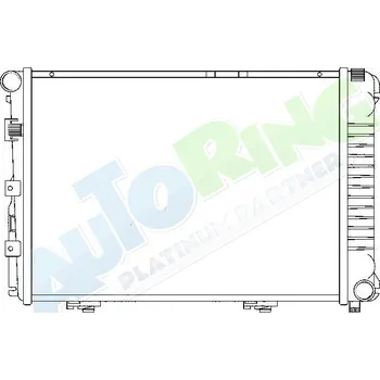 Chladič motoru Chladič vody MERCEDES W124 1985-05.96 LP.0000.1619.48-178121 - DOPRAVA ZDARMA