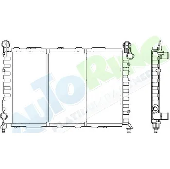 Chladič motoru Chladič vody ALFA ROMEO 145 i 146 (930) 1994-1999 LP.0000.1619.74-162403 - DOPRAVA ZDARMA