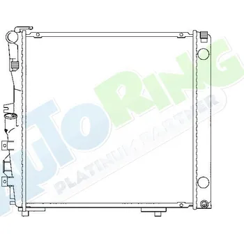 Chladič motoru Chladič vody MERCEDES S Class (W126,C126) 1980-1991 LP.0000.1624.26-178423 - DOPRAVA ZDARMA