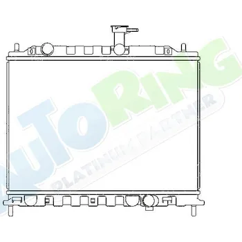 Chladič motoru Chladič vody KIA Rio (DE) 2005-08.11 LP.0000.1715.56-173393 - DOPRAVA ZDARMA