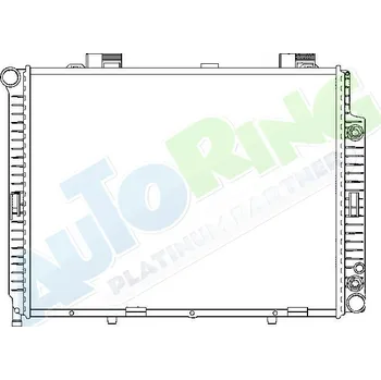 Chladič motoru Chladič vody MERCEDES E Class (W210) 05.95-02.03 LP.0000.1638.55-166123 - DOPRAVA ZDARMA