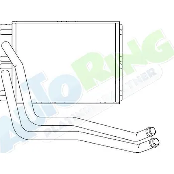 Výměník tepla Radiátor topení HYUNDAI Santa Fe (SM) 2001-02.06 LP.0000.2011.35-210312 - DOPRAVA ZDARMA