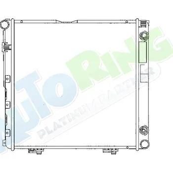 Chladič motoru Chladič vody MERCEDES W124 1985-05.96 LP.0000.1710.10-185508 - DOPRAVA ZDARMA