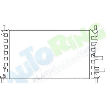 Chladič motoru Chladič vody FORD Fiesta i Courier 08.99-2002 LP.0000.1679.06-183914 - DOPRAVA ZDARMA
