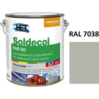 barva na kov Soldecol PUR SG 2,5 L RAL 7038