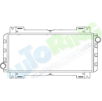 Chladič motoru Chladič vody FORD Fiesta (FBD) 08.83-04.89 LP.0000.1676.85-177802 - DOPRAVA ZDARMA