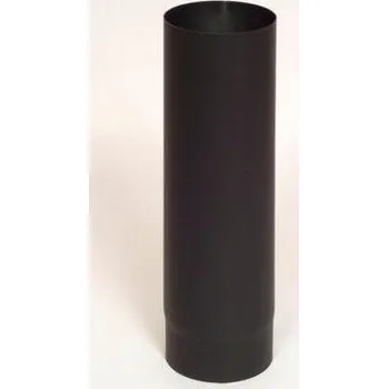 Kouřovod ABX roura 0,5m / 130mm (síla 1,5mm) - černá