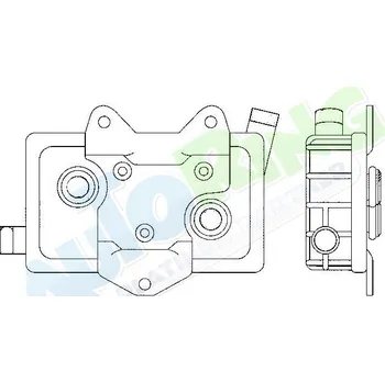 Chladič motoru Chladič oleje MERCEDES Vito (W638) 1996-2003 LP.0000.2212.43-221928 - DOPRAVA ZDARMA