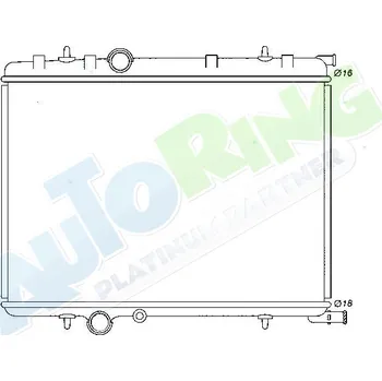 Chladič motoru Chladič vody CITROEN Berlingo (Gxx) 10.02-01.08 LP.0000.1624.84-166243 - DOPRAVA ZDARMA