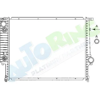 Chladič motoru Chladič vody BMW 3 (E30) 1983-1994 LP.0000.1667.29-174850 - DOPRAVA ZDARMA