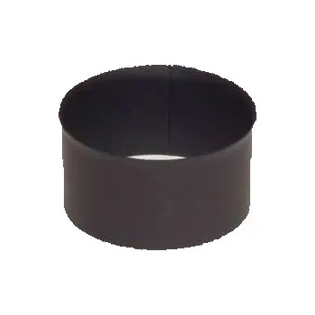 Kouřovod ABX zděř, průměr 150mm (síla 1,5mm) - černá