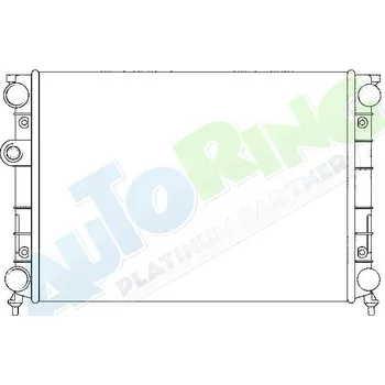 Chladič motoru Chladič vody VOLKSWAGEN Golf 3 (1H) 07.91-03.99 LP.0000.1622.24-169218 - DOPRAVA ZDARMA