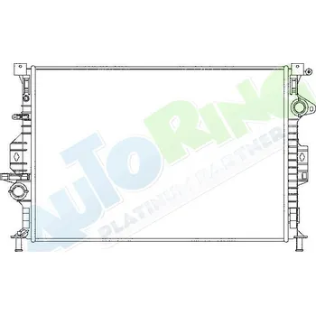 Chladič motoru Chladič vody LAND ROVER Freelander (FA) od 10.2006 LP.0000.1620.73-179559 - DOPRAVA ZDARMA