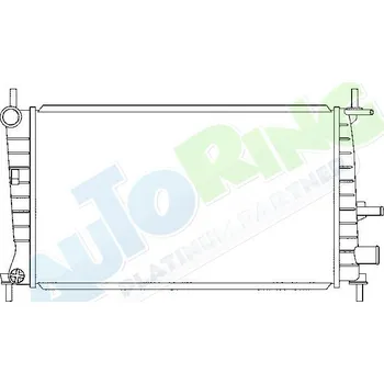 Chladič motoru Chladič vody FORD Fiesta i Courier 1996-07.99 LP.0000.1685.71-183887 - DOPRAVA ZDARMA