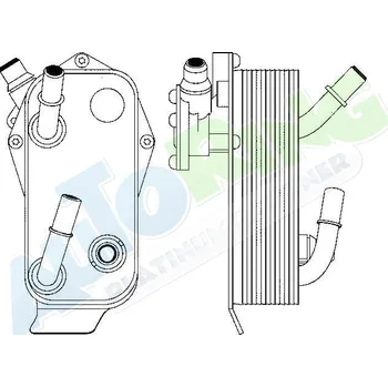 Chladič motoru Chladič oleje BMW 1 (E81,E82,E87,E88) 2004-08.11 LP.0000.2190.07-223266 - DOPRAVA ZDARMA