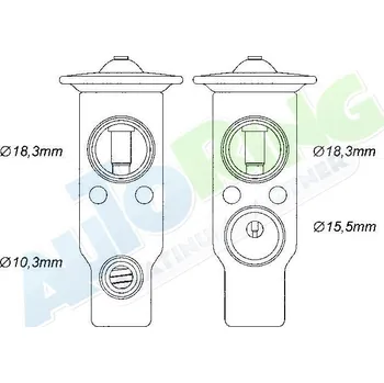 Ventil klimatizace Expanzní ventil klimatizace TOYOTA Corolla (E12) 2002-2004 LP.0000.2882.32-290322 - DOPRAVA ZDARMA