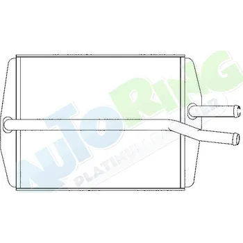 Výměník tepla Radiátor topení MAZDA 121 (JASM, JBSM) 2000-2003 LP.0000.1976.42-213330 - DOPRAVA ZDARMA