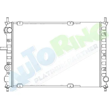 Chladič motoru Chladič vody FIAT Bravo i Brava (182) 1995-2002 LP.0000.1622.31-166111 - DOPRAVA ZDARMA
