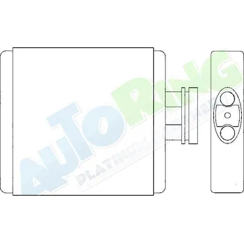 Výměník tepla Radiátor topení SKODA Fabia (6Y) 2000-2007 LP.0000.2083.42-218463 - DOPRAVA ZDARMA