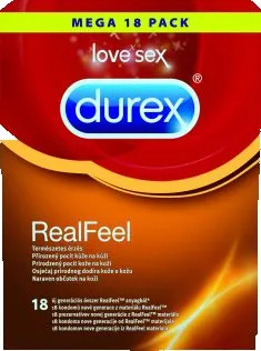Kondom Durex Real Feel 18 ks