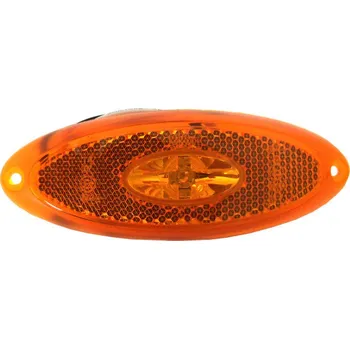 Přídavný světlomet Svítilna boční obrysová LED Jokon SMLR 2010, 12V, s odrazkou oranžové tělo