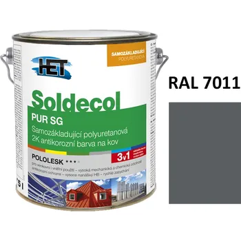 barva na kov Soldecol PUR SG 2,5 L RAL 7011