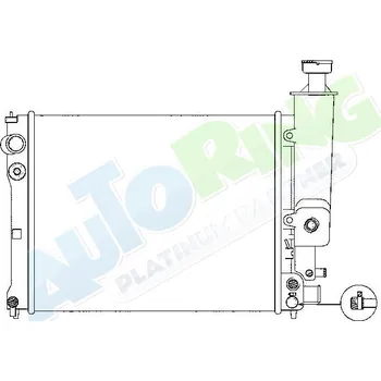 Chladič motoru Chladič vody PEUGEOT 405 1987-1998 LP.0000.1629.09-187860 - DOPRAVA ZDARMA