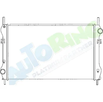 Chladič motoru Chladič vody FORD Transit (V184,5) 04.00-05.06 LP.0000.1646.76-169398 - DOPRAVA ZDARMA