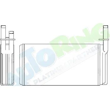 Výměník tepla Radiátor topení ALFA ROMEO 164 (164) 1987-1998 LP.0000.2000.89-201446 - DOPRAVA ZDARMA