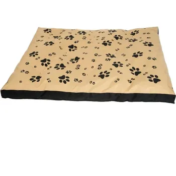 Pelíšek pro psa Samohýl Sucharda tlapka černo/béžová