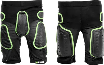 Moto kalhoty W-Tec Xator kraťasy černé/zelené