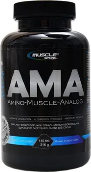 Aminokyselina Musclesport AMA Amino Muscle Analog 180 žvýkacích pomerančových tablet