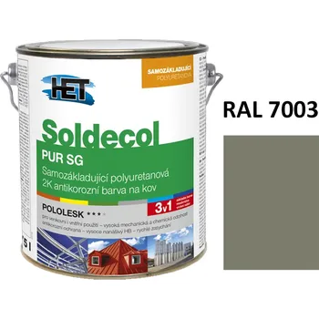 barva na kov Soldecol PUR SG 2,5 L RAL 7003