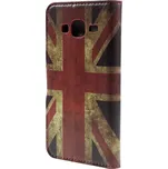 Koženkové pouzdro TVC s britskou vlajkou pro Samsung Galaxy J3