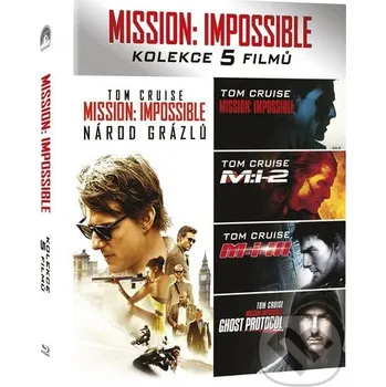 Blu-ray film Blu-ray Mission: Impossible 1.-5. díl (1996) 5 disků
