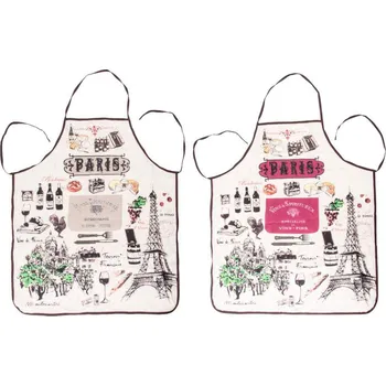 Kuchyňská zástěra Zástěra "PARIS" 68x79/polyester/2b.