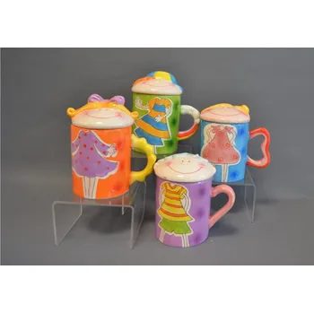 Hrnek "boy&girl plastic"+pokl. 13x10/4dr