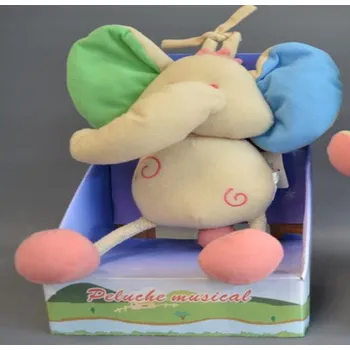 Hračka pro nejmenší Natahovací sloník II. s melodií 32x20cm