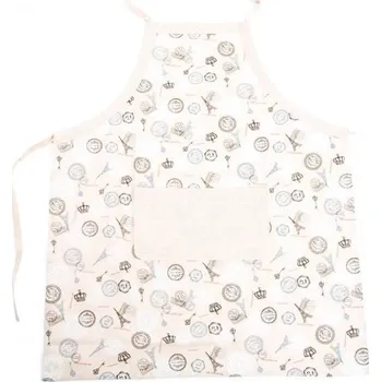 Kuchyňská zástěra Zástěra "PARIS" 70x85cm -25%len,75%poly