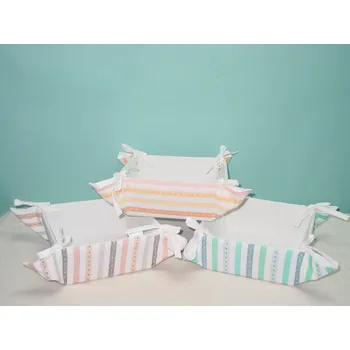 chlebník Textilní košík na pečivo 40x40/3dr.